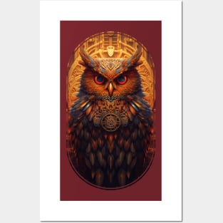 Mystic Owl Posters and Art